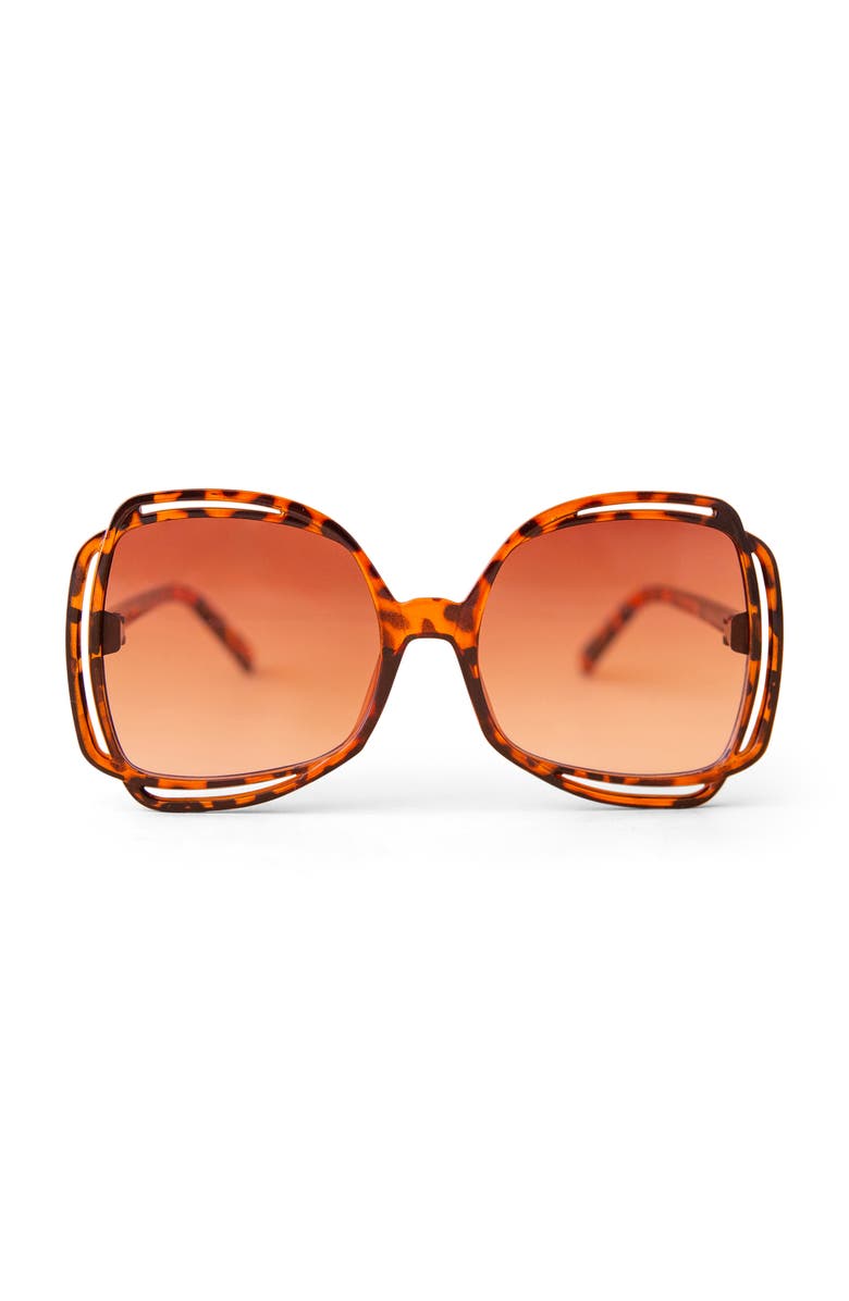 Sunshine Studios Sophia Sunglasses, Alternate, color, Tortoise