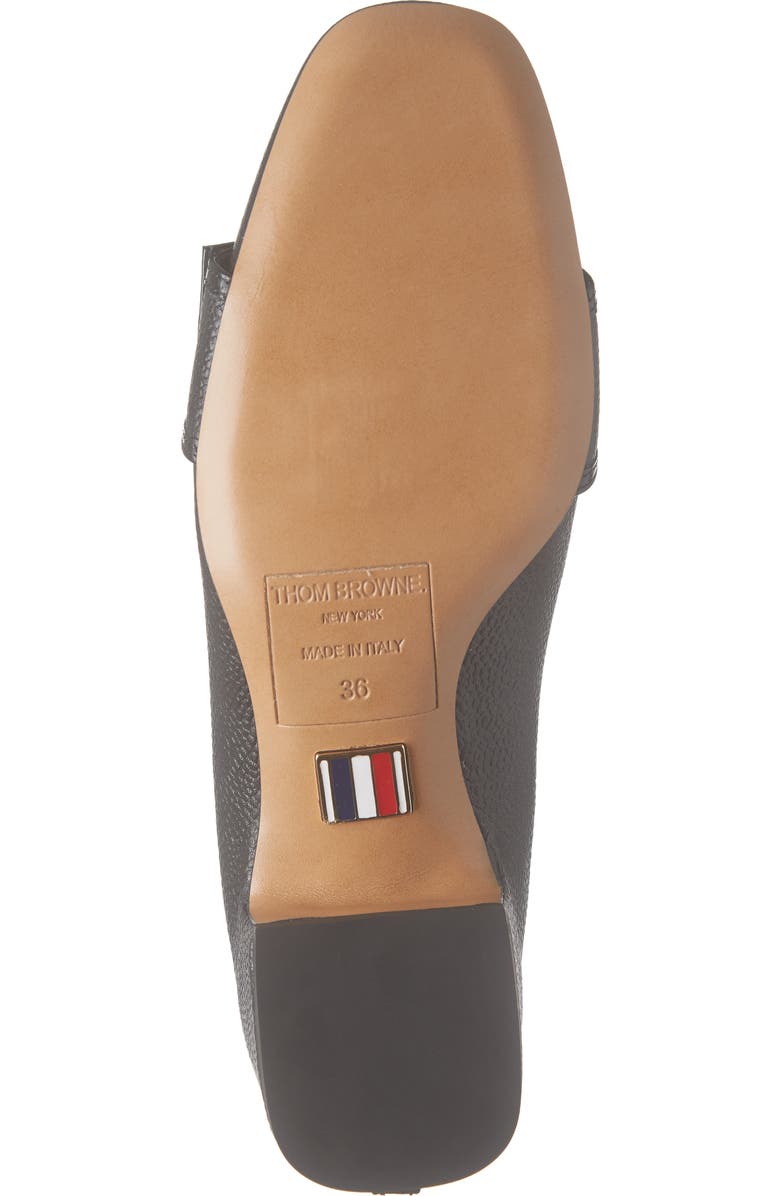 Thom Browne Block Heel Loafer Pump, Alternate, color,