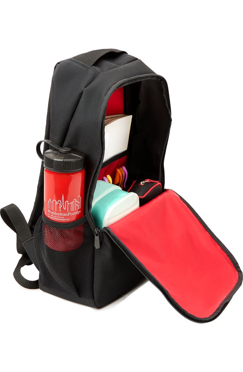 Manhattan Portage Linden Hill Backpack, Alternate, color, Black