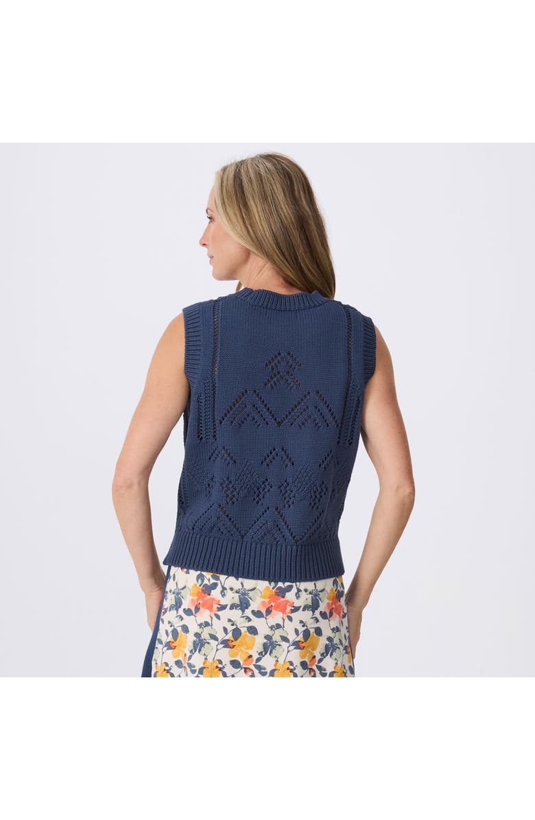 Krimson Klover Camille Sleeveless Pointelle Sweater, Alternate, color, Spellbound