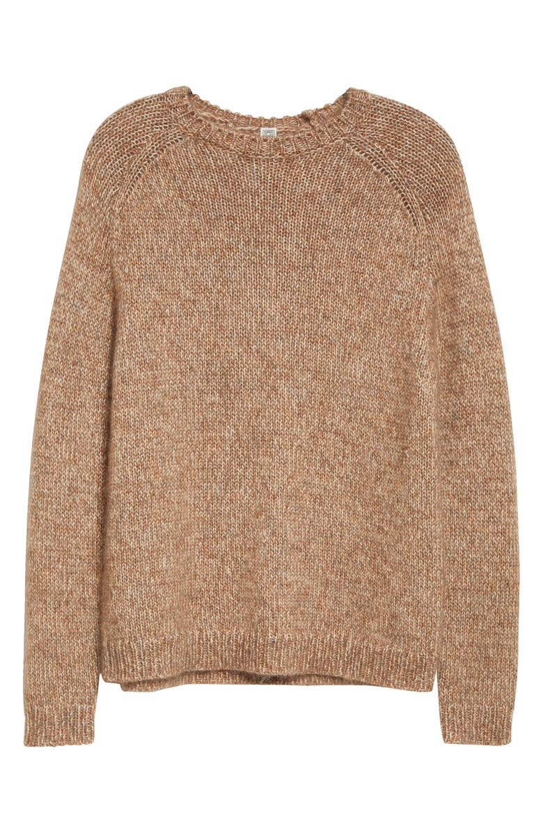 TOTEME Raglan Sleeve Merino Wool Blend Sweater, Alternate, color, 