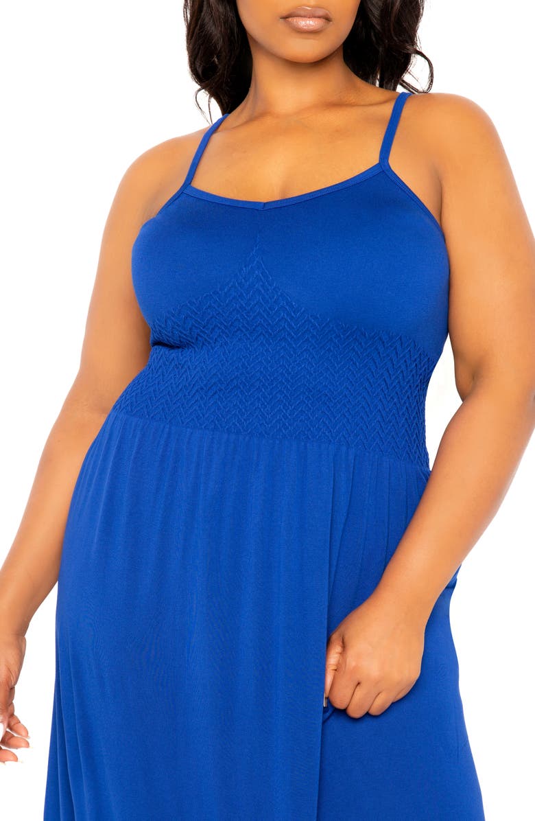 BUXOM COUTURE Seamless Maxi Dress, Alternate, color, Royal Blue