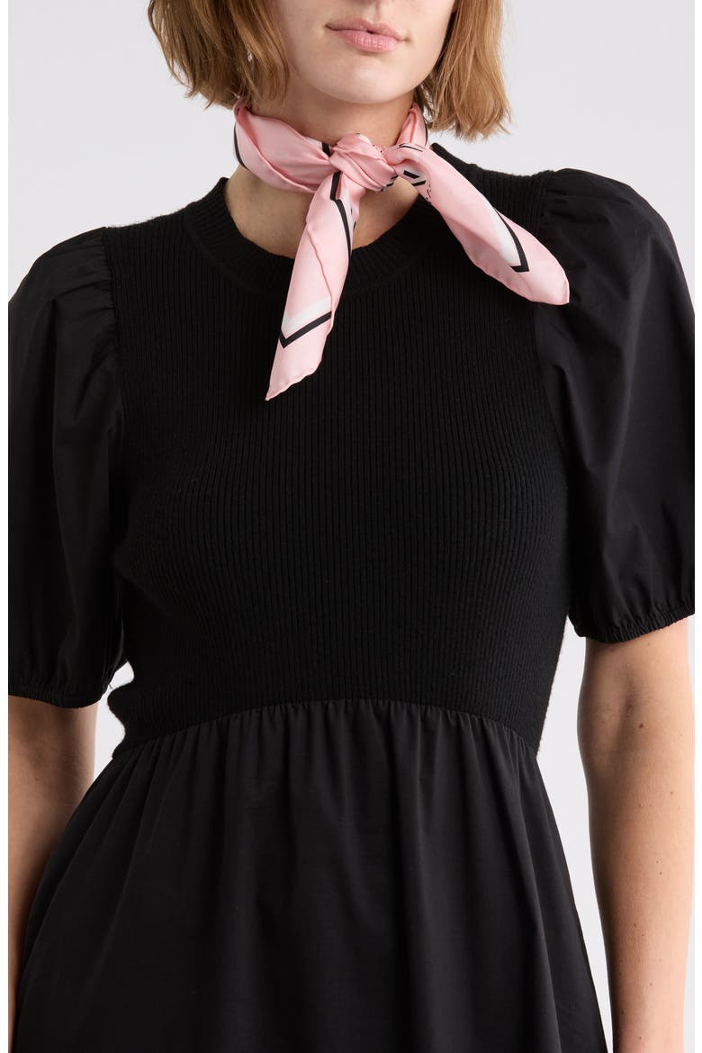 Shadow Silk Small Square Scarf, Main, color, LIGHT PINK