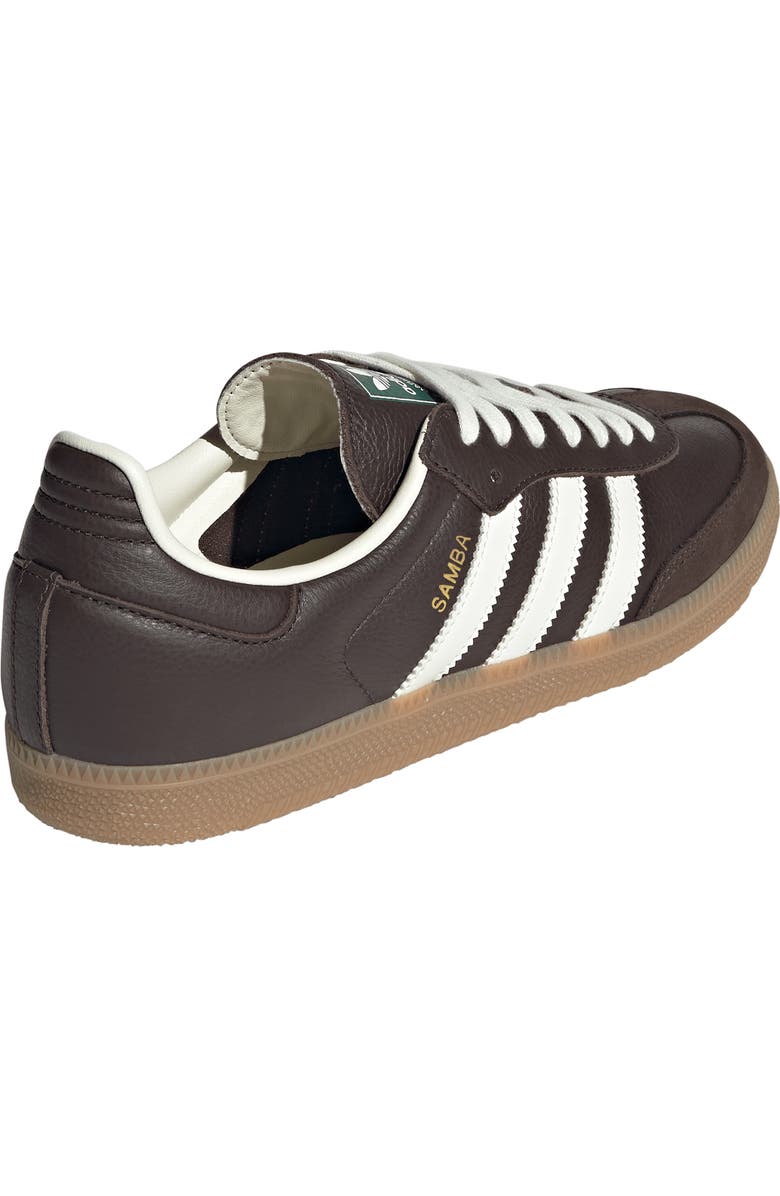 adidas Samba OG Sneaker, Alternate, color, Dark Brown/ Off White/ Gum