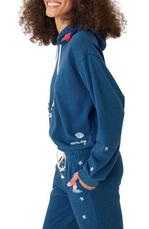 Pj Salvage Ocean Breeze Lounge Set In Navy In Harbor