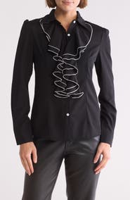 PATRIZIA LUCA Ruffle Blouse