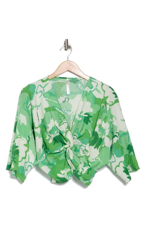 RENEE C RENEE C FLORAL TWIST FRONT TOP