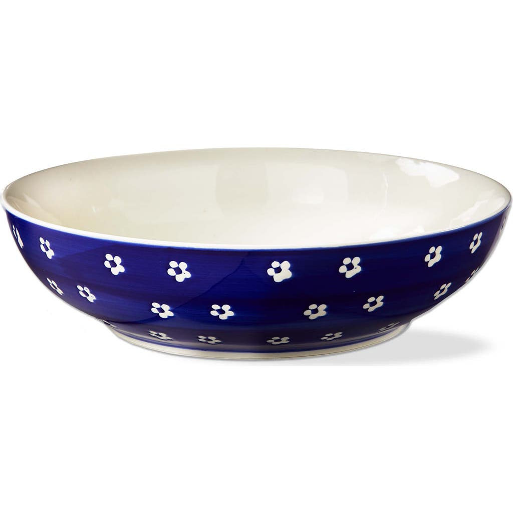 Tag Lisbon Blue Ceramic Serving Bowl Dishwasher Safe Everyday Use In Blue
