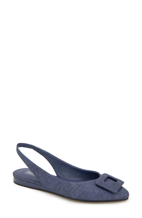 Linton Buckle Slingback Flat (Women)
