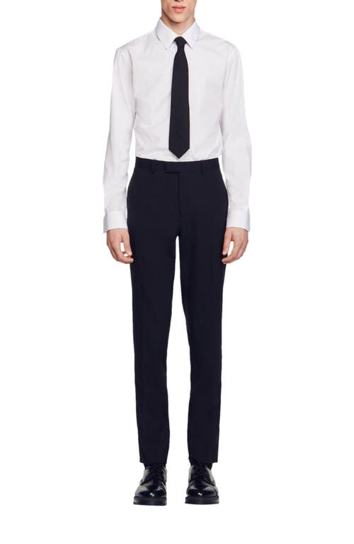 Sandro New Delta Elasticated Trousers In Black