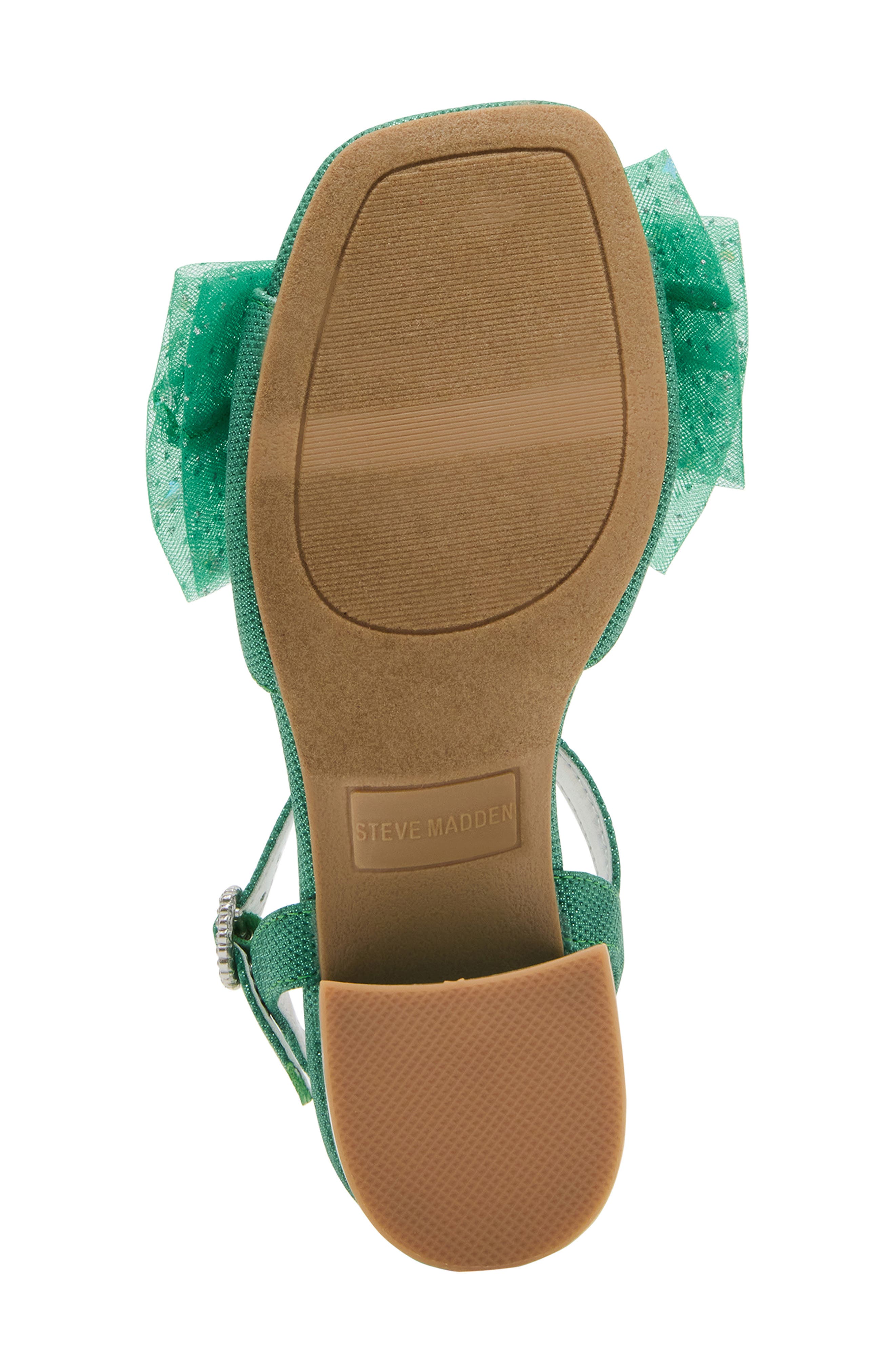 Steve Madden Kids
 Jtiara Ankle Strap Sandal, Alternate, color, Green