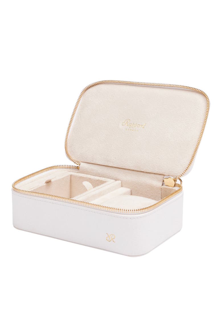 TUXEDO WATCH ZIP CASE, Alternate, color, White