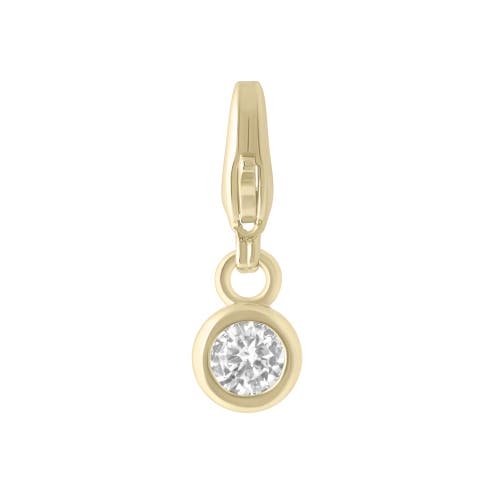 Electric Picks Crystal Charm In Gold