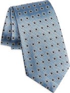 ZEGNA TIES Geometric Silk Tie