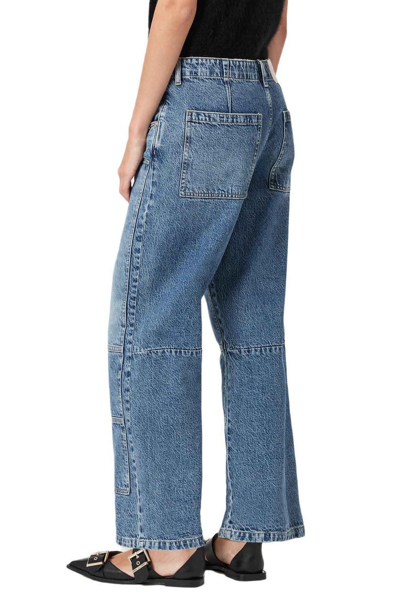 AllSaints Tay Wide Leg Carpenter Jeans, Alternate, color, Vintage Indigo