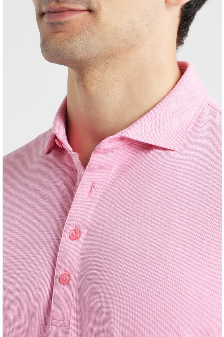 Clegg Solid Piqué Performance Golf Polo, Alternate, color, PUNCH