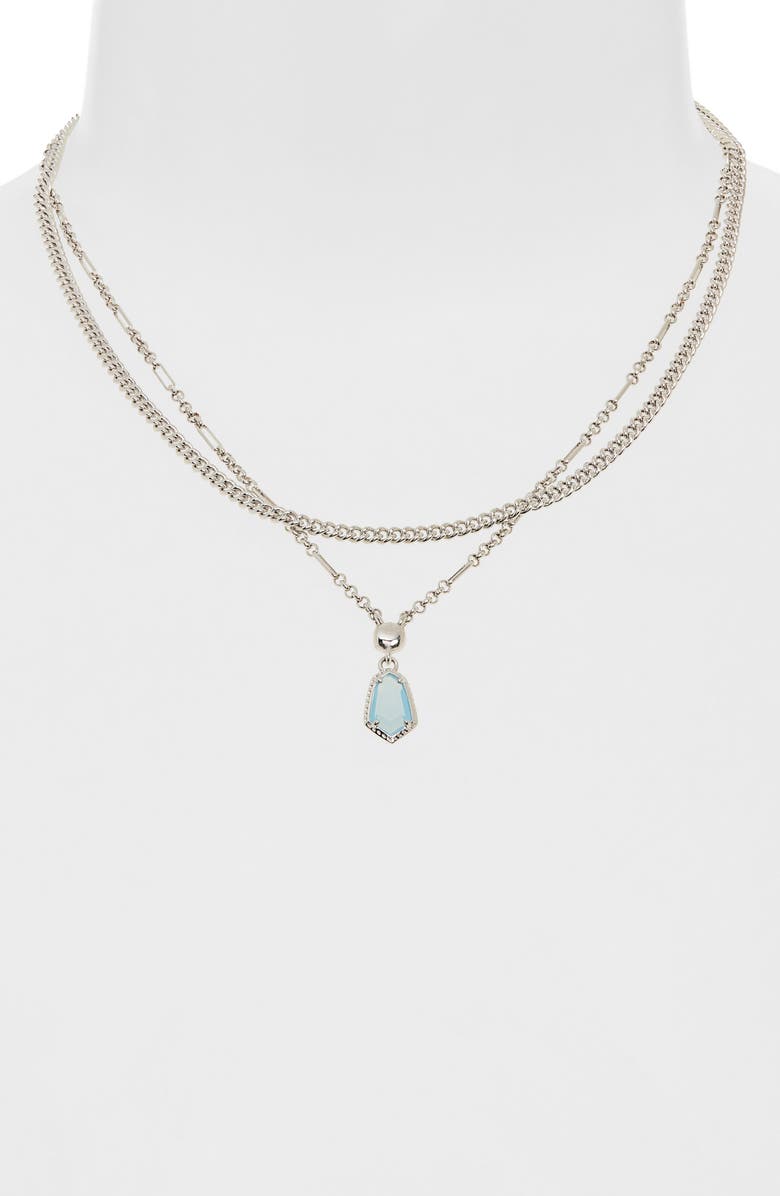 Kendra Scott Alexandria Pendant Layered Necklace, Alternate, color, 
