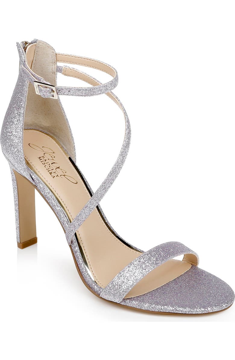 Jewel Badgley Mischka Diana Strappy Sandal, Main, color, Lilac