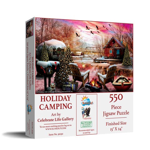 Holiday Camping 550 piece Jigsaw Puzzle for Adults