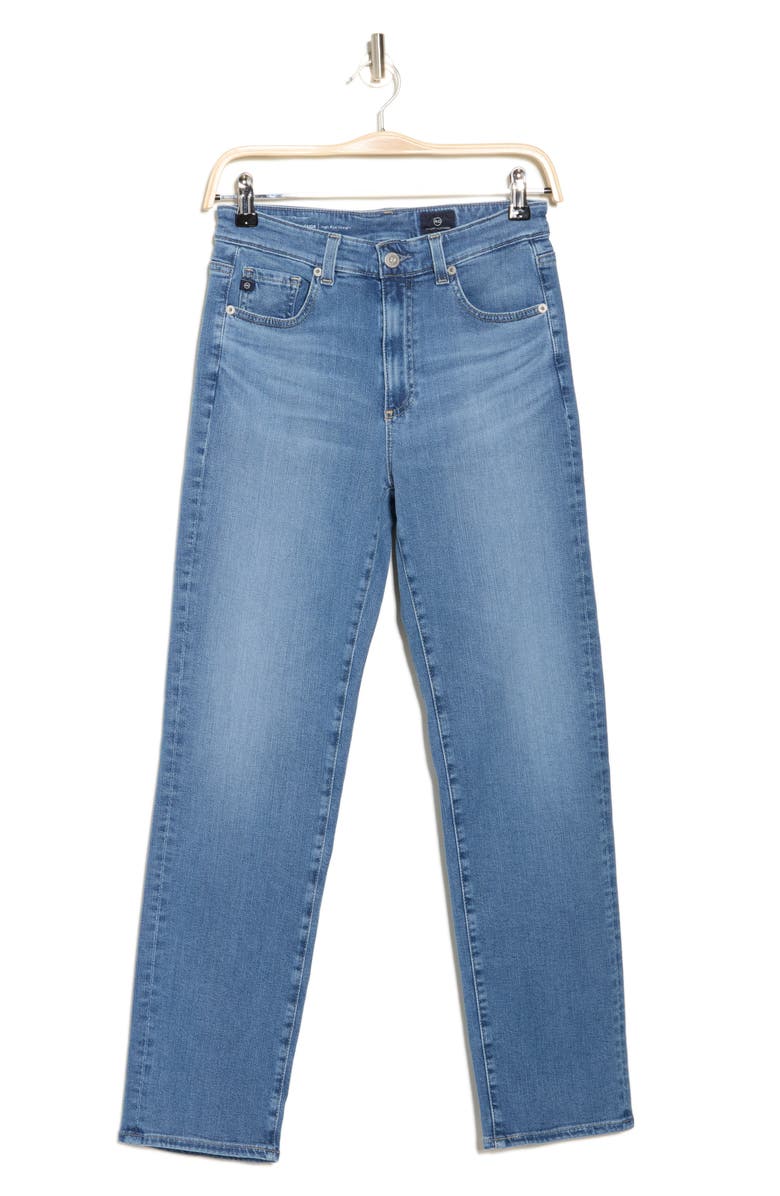 AG Saige Crop Straight Leg Jeans, Alternate, color, Serene