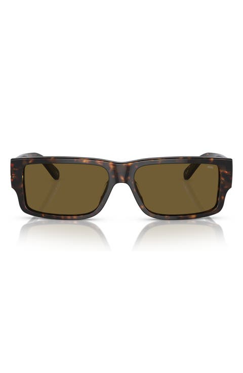 Geck-D 57mm Rectangular Sunglasses
