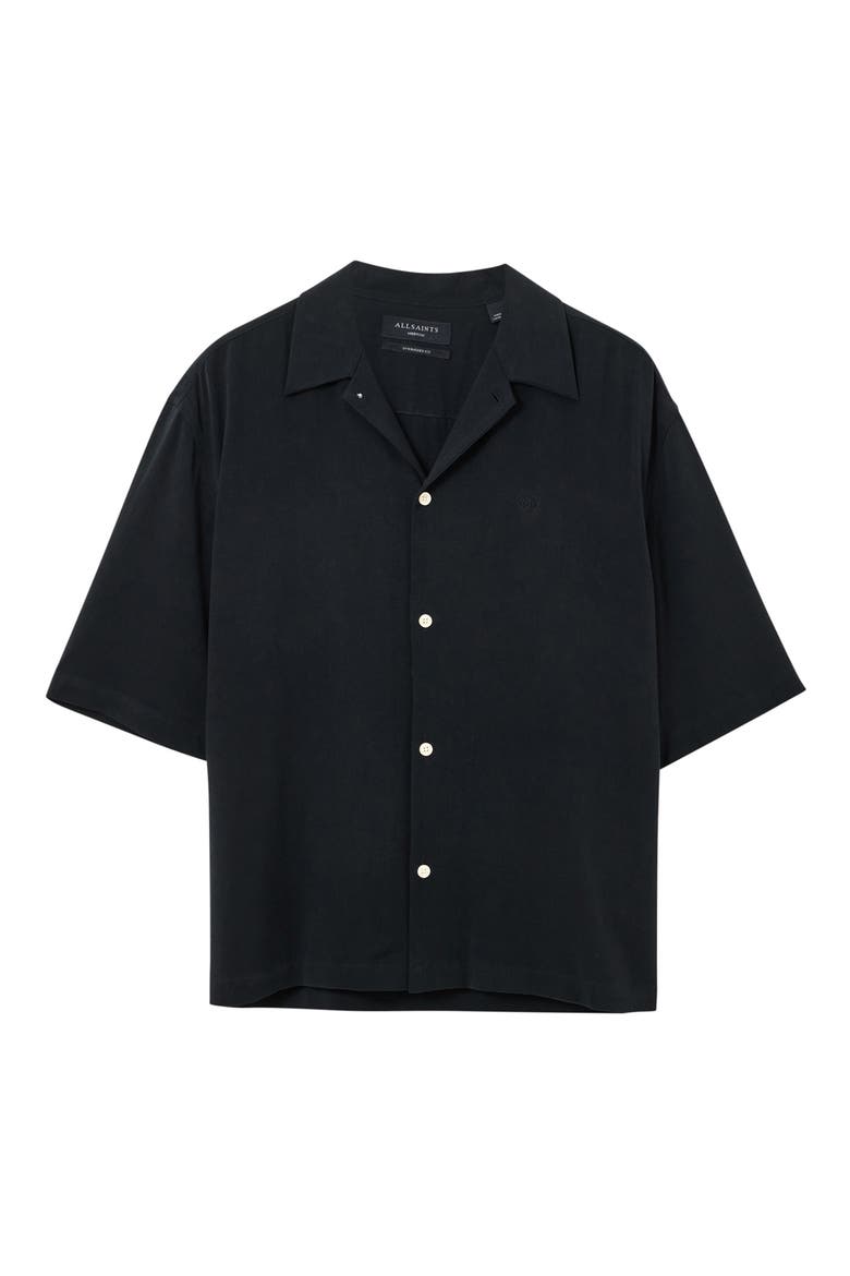 Rialto Camp Shirt, Alternate, color, BLAINN BLACK