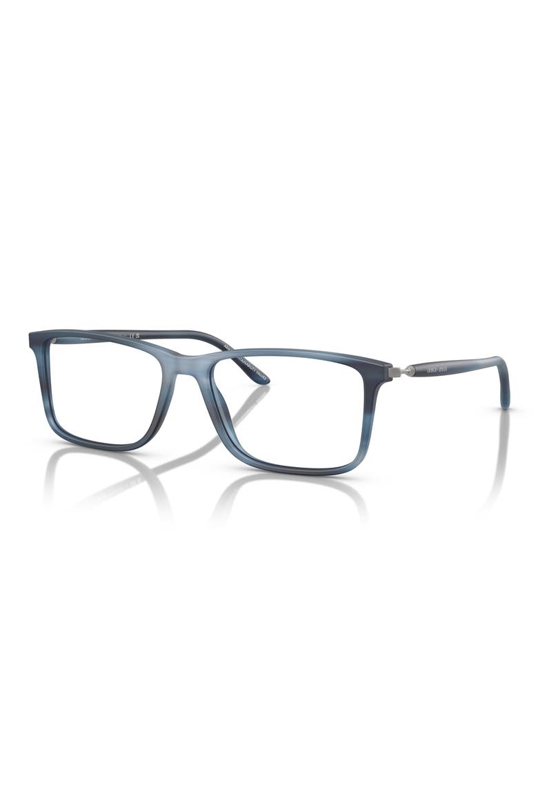 54MM RECTANGLE, Alternate, color, STRIPED BLUE / DEMO LENS