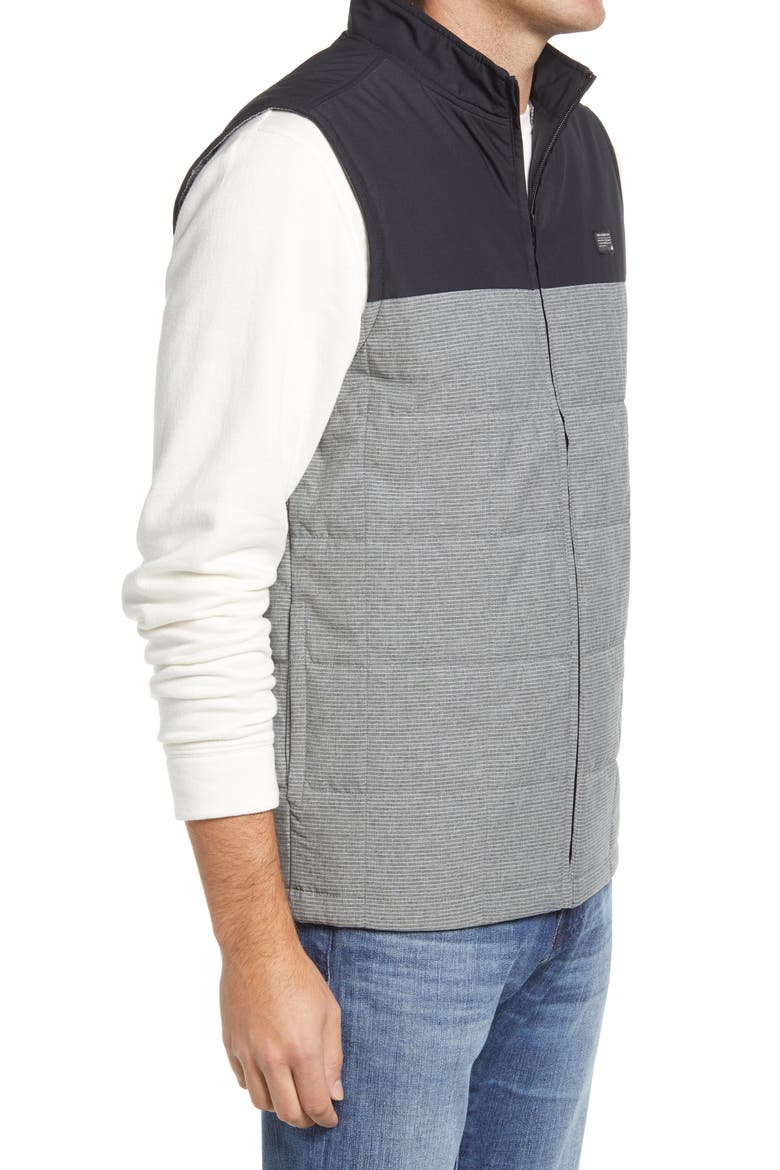 Travis Mathew Zappers Vest, Alternate, color, BLACK