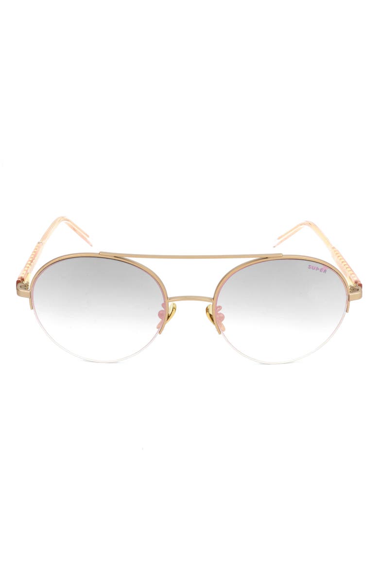 SUPER by RETROSUPERFUTURE<sup>®</sup> 56mm Aviator Sunglasses, Main, color, Copper