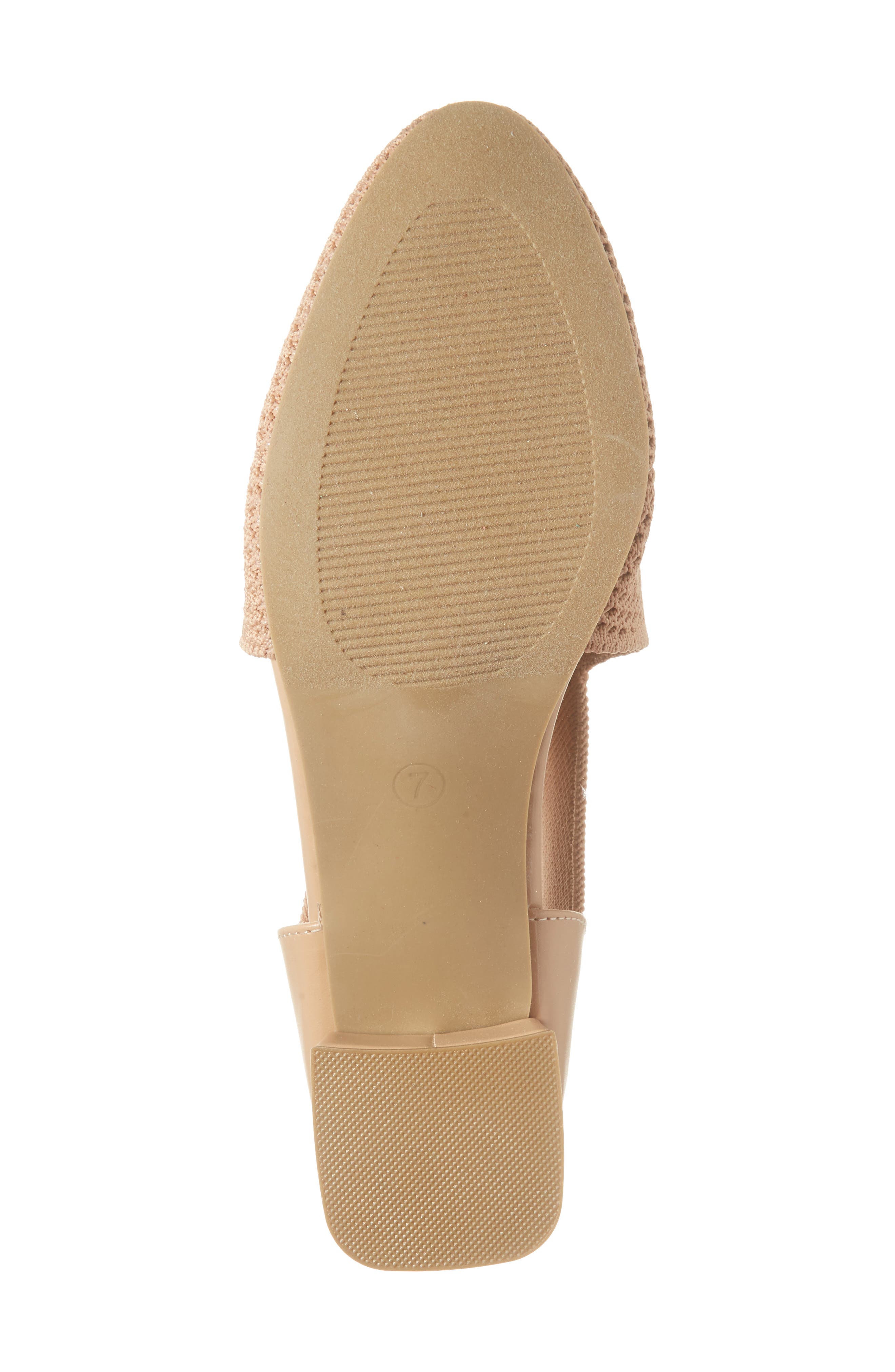 Tahari Back Zip Knit Bootie, Alternate, color, Camel