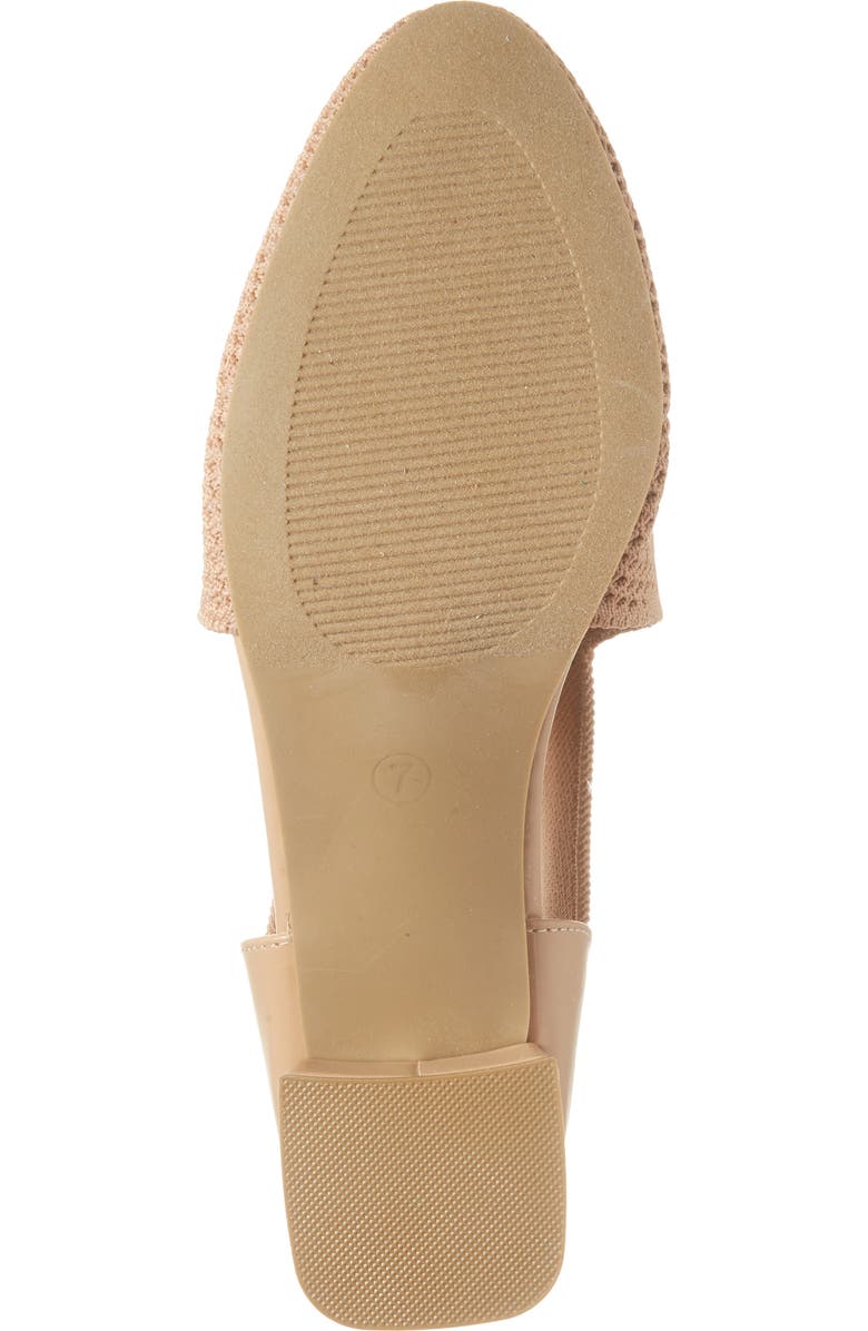 Tahari Back Zip Knit Bootie, Alternate, color, Camel