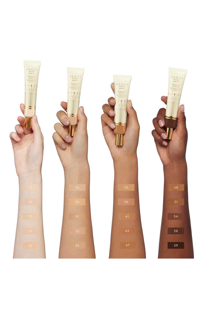 Gucci Glow Skin Tinted Moisturizer with Hyaluronic Acid & Bakuchiol, Alternate, color, 11 Fair