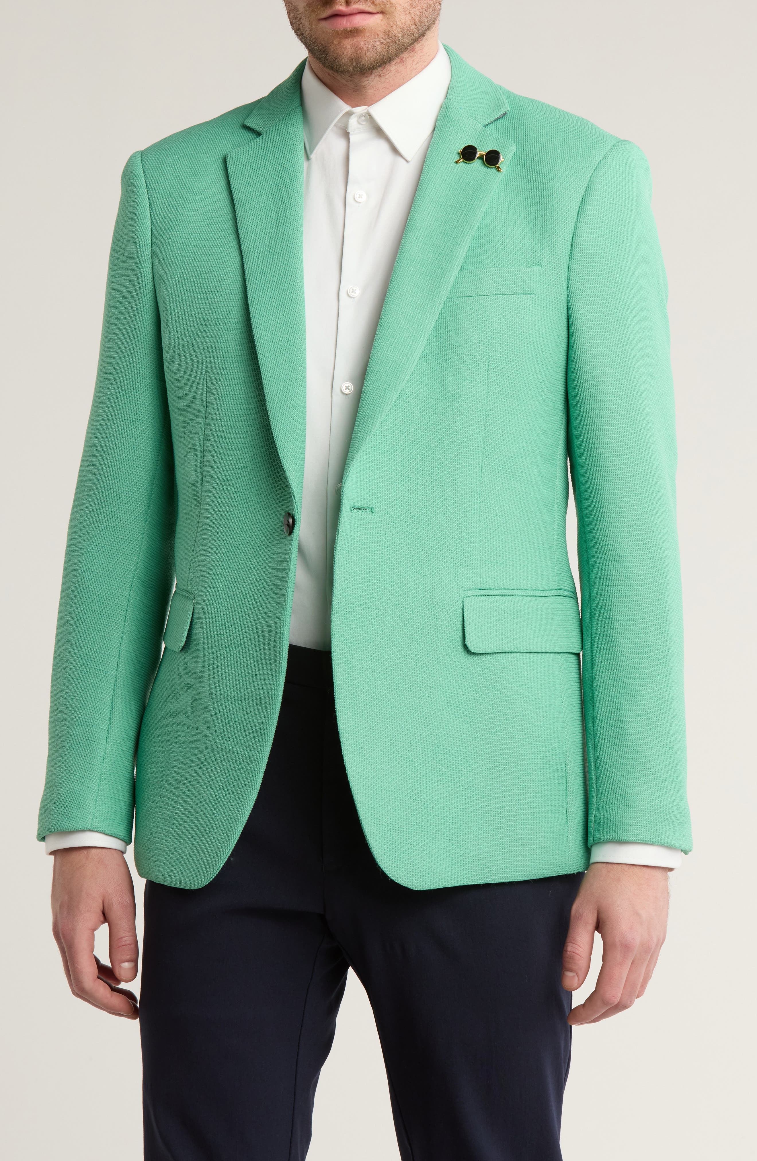 T.R. PREMIUM Slim Fit Pocket Blazer