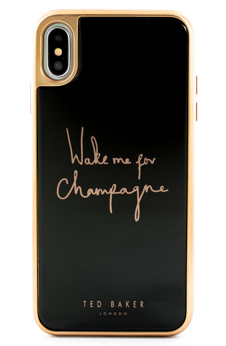 Ted Baker London Champagne iPhone X/Xs/Xs Max & XR Case, Main, color, 