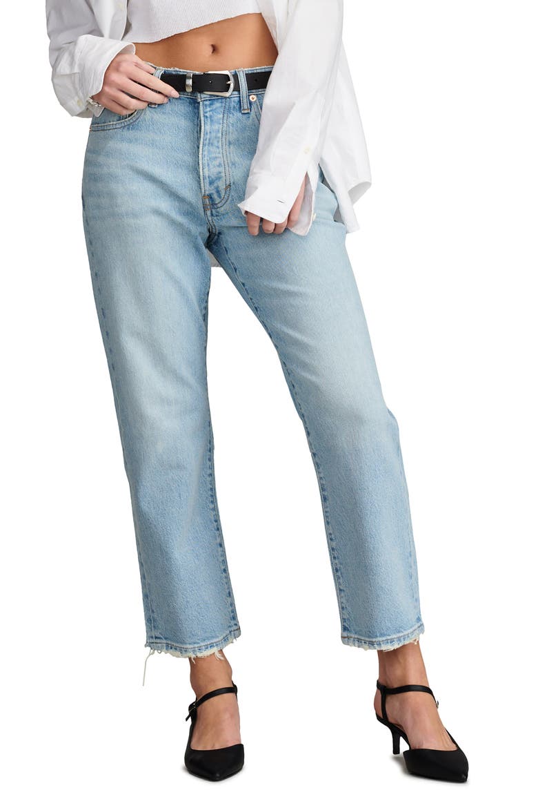 '90s Loose Crop Jeans, Main, color, SKY HIGH