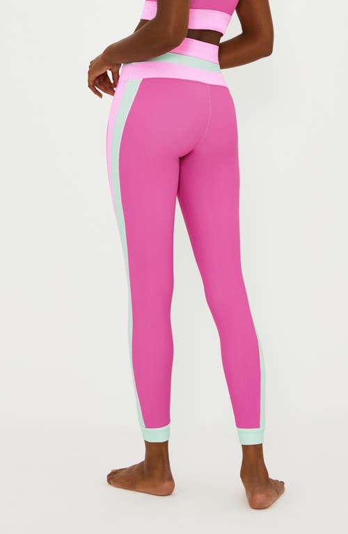 BEACH RIOT BEACH RIOT MELINDA COLORBLOCK RIB HIGH WAIST LEGGINGS