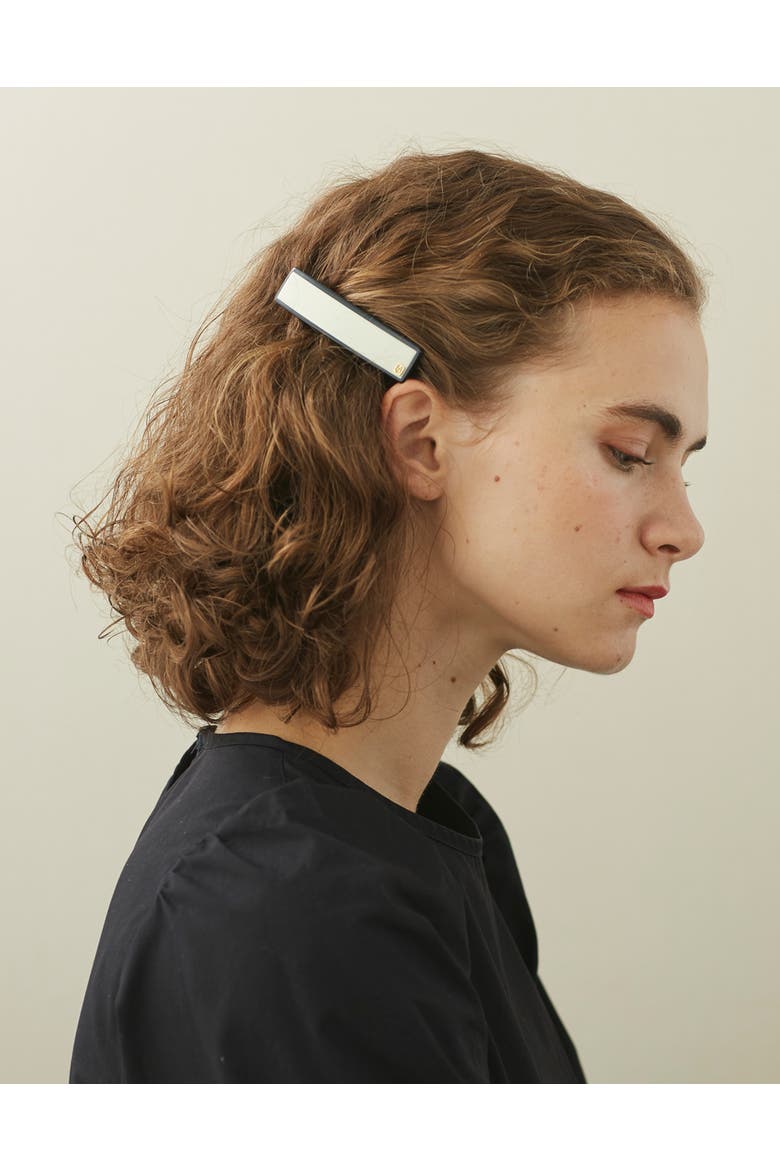 Saint Honore Acetate Barrette, Alternate, color, Beige
