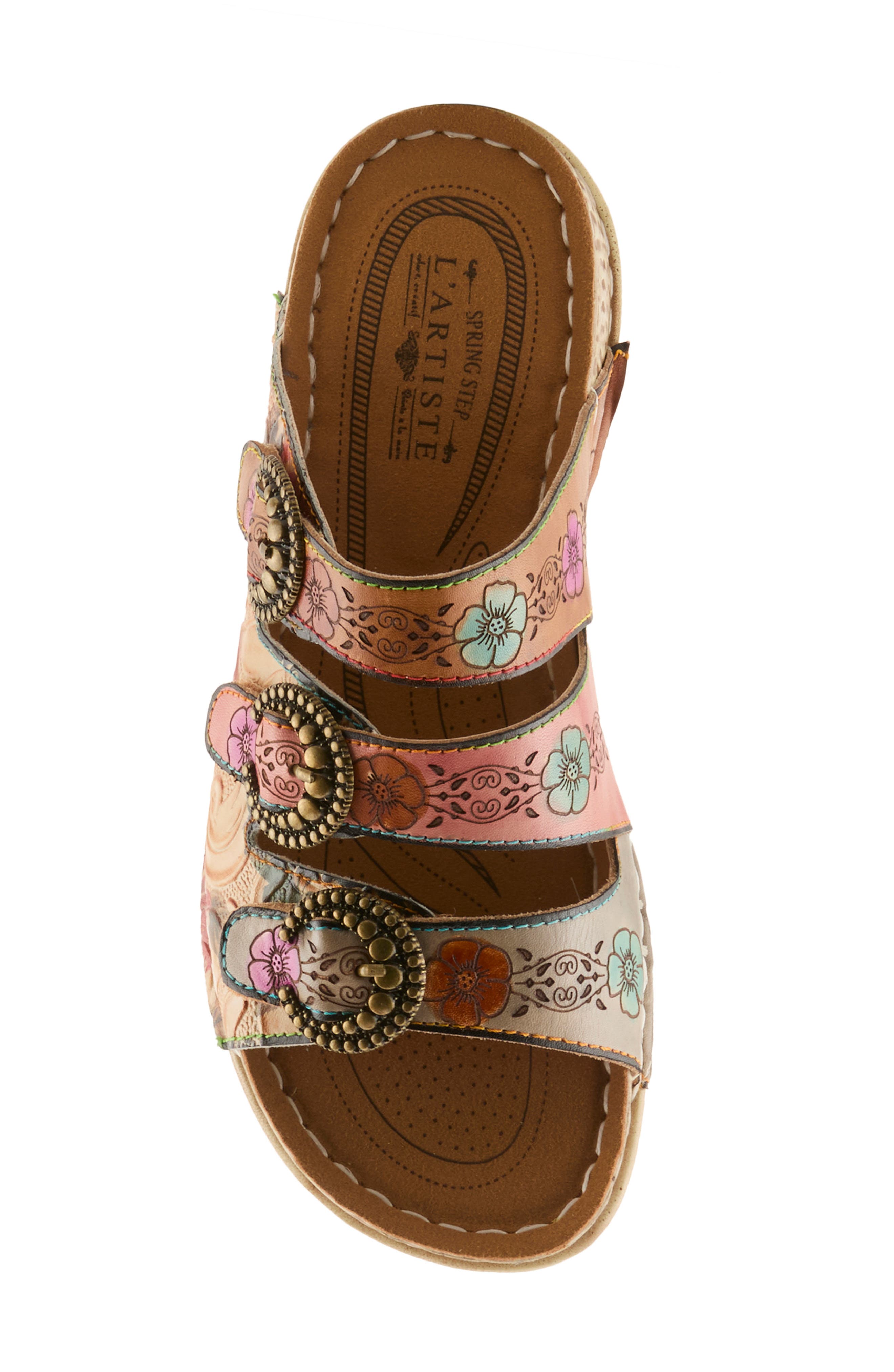 L'Artiste by Spring Step Gotta Have Strappy Sandal, Alternate, color, Tan Multi