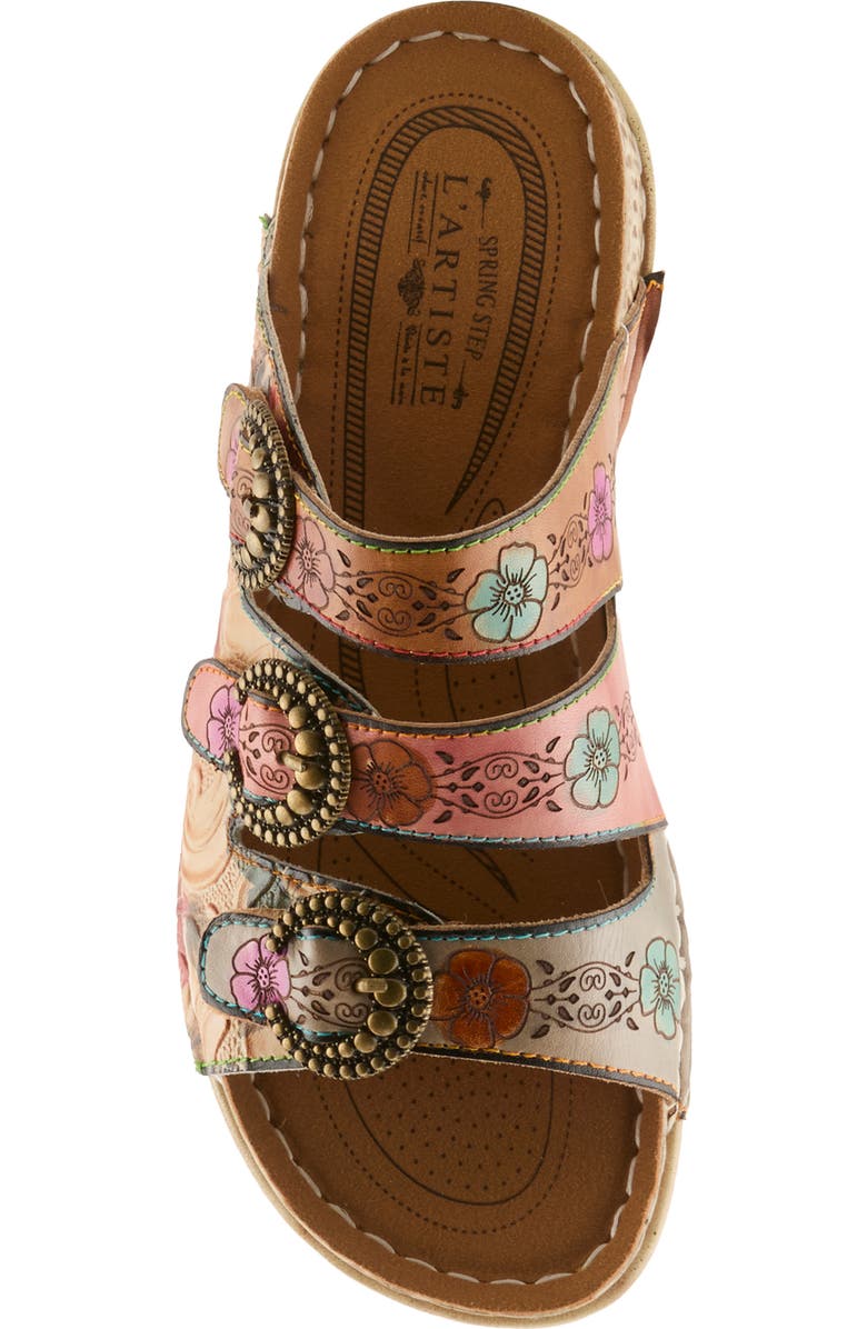 L'Artiste by Spring Step Gotta Have Strappy Sandal, Alternate, color, Tan Multi