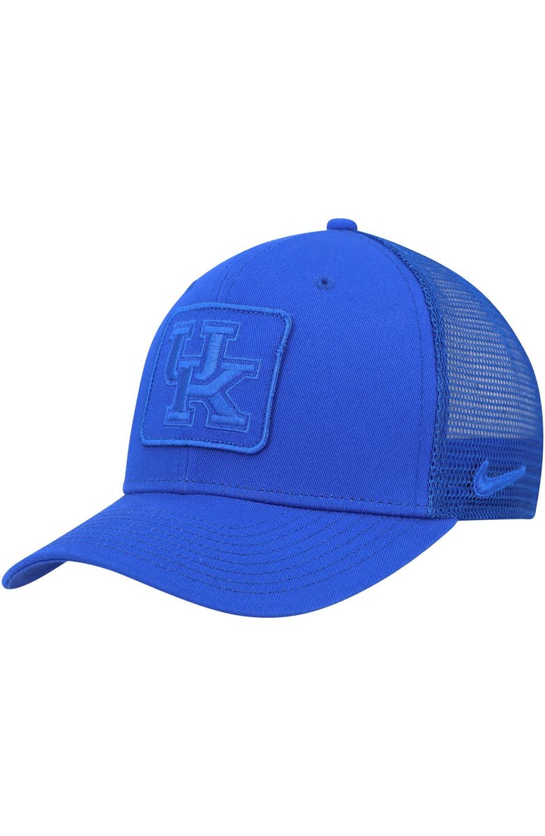 Nike Men's Nike Royal Kentucky Wildcats Classic99 Tonal Trucker Snapback Hat, Main, color,
