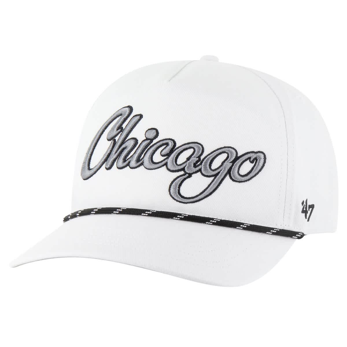 '47 Men's '47 White Chicago Cubs Overhand Speckle Hitch Rope Adjustable ...