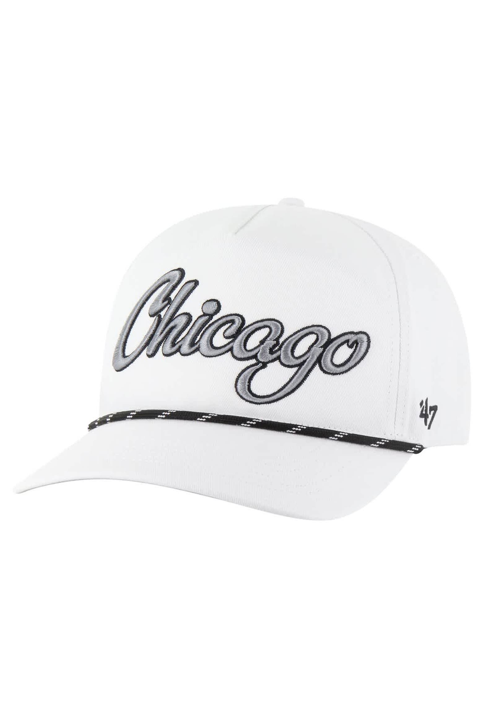 Whatie Rope '47 Men's '47 White Chicago Cubs Overhand Speckle Hitch Rope Adjustable ...