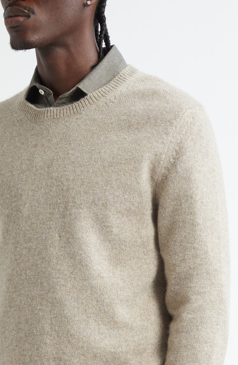 Massimo Alba Ares Crewneck Sweater, Alternate, color, Light Grey