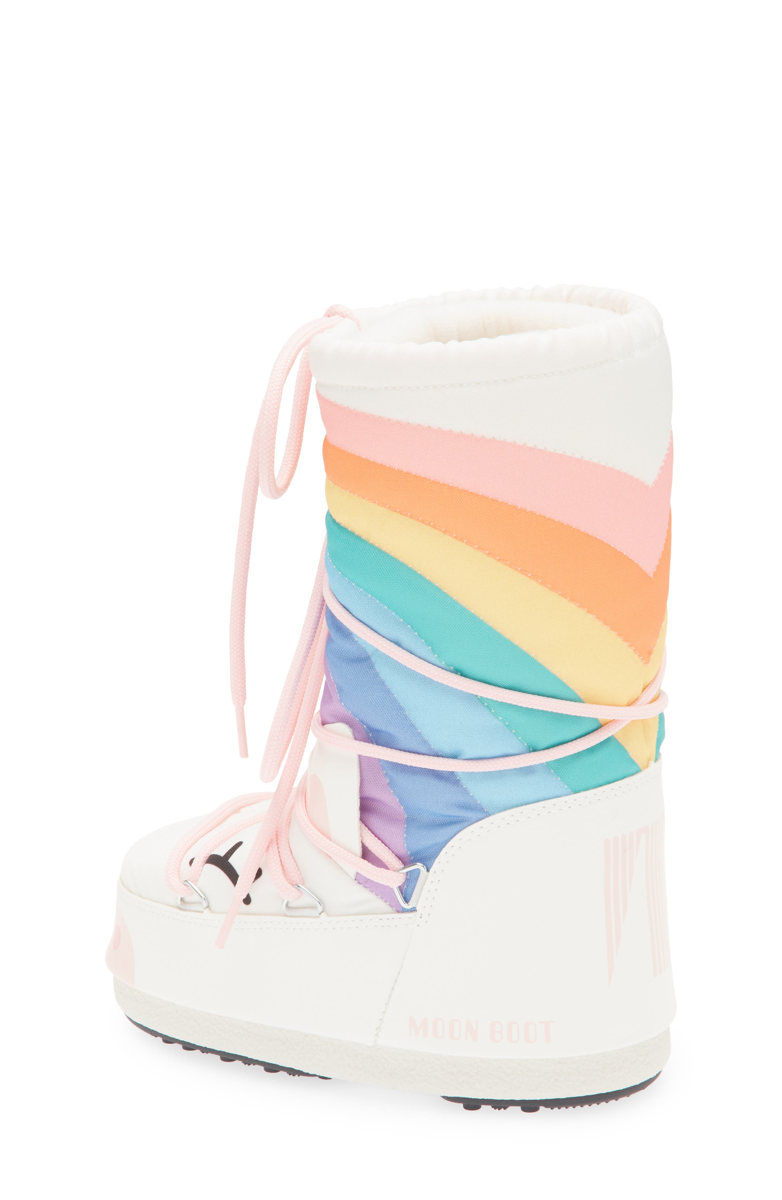 Moon Boot<sup>®</sup> Kids' Icon Unicorn Boot, Alternate, color, White/ Multicolor