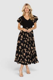 Baltic Børn Estelle Smocked Midi Dress