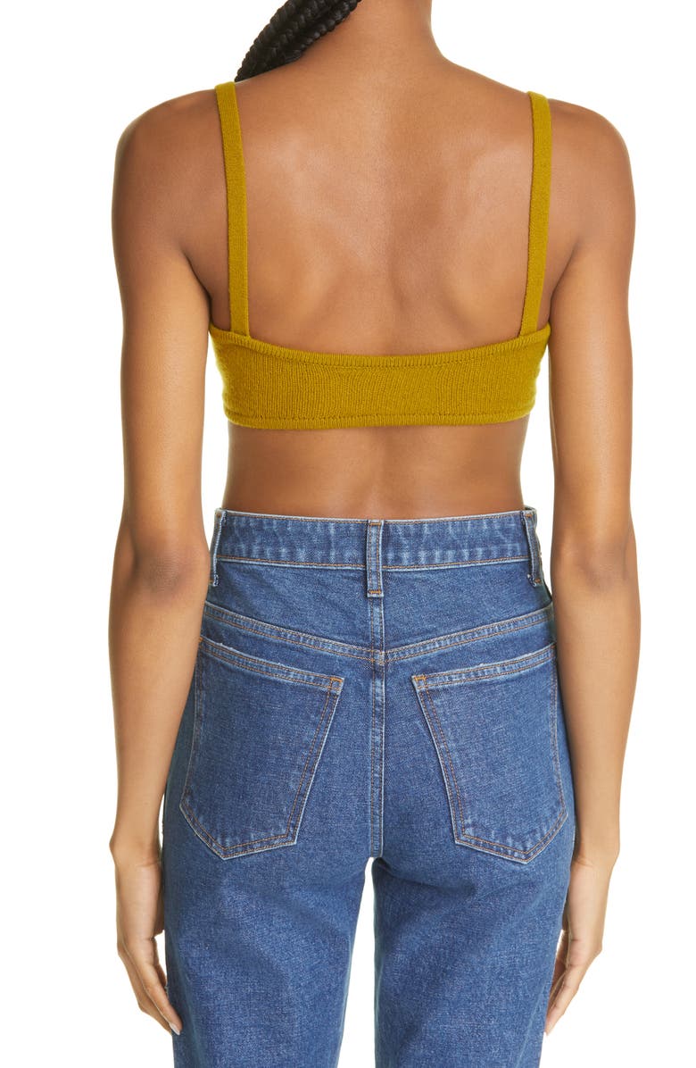 Khaite The Eda Cashmere Bralette, Alternate, color, 