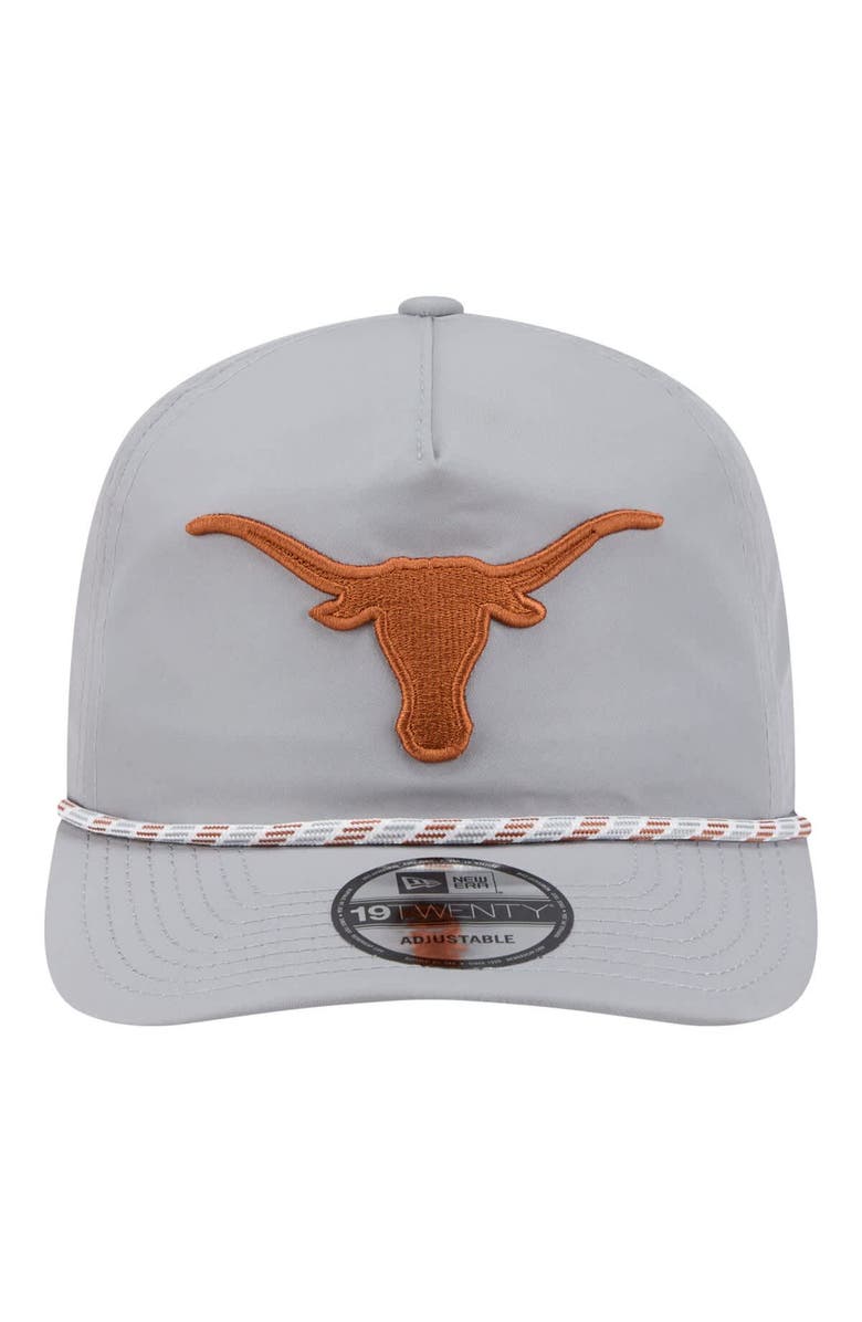 New Era Men's New Era Gray Texas Longhorns 19TWENTY Adjustable Hat, Alternate, color, Gray
