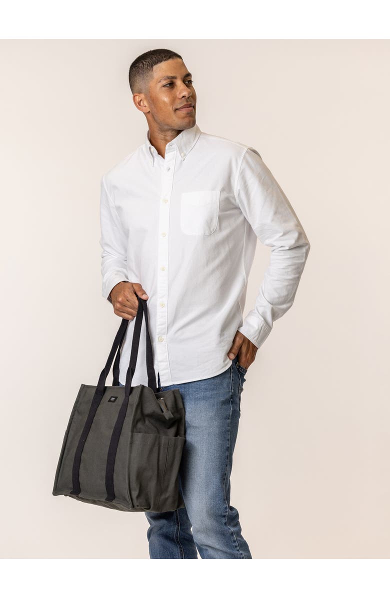 Terra Thread Organic Cotton Everyday Canvas Tote, Alternate, color, Charcoal Grey