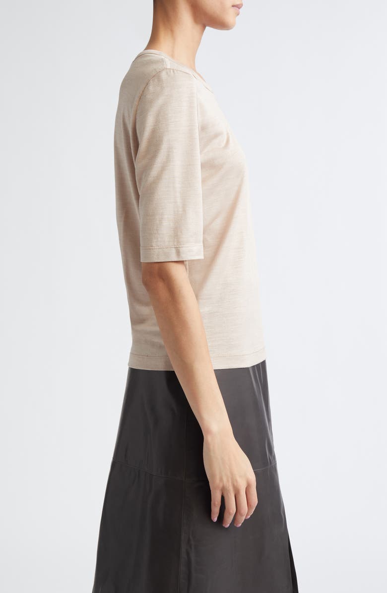 PARTOW Parker Modal & Cashmere T-Shirt, Alternate, color, Blush