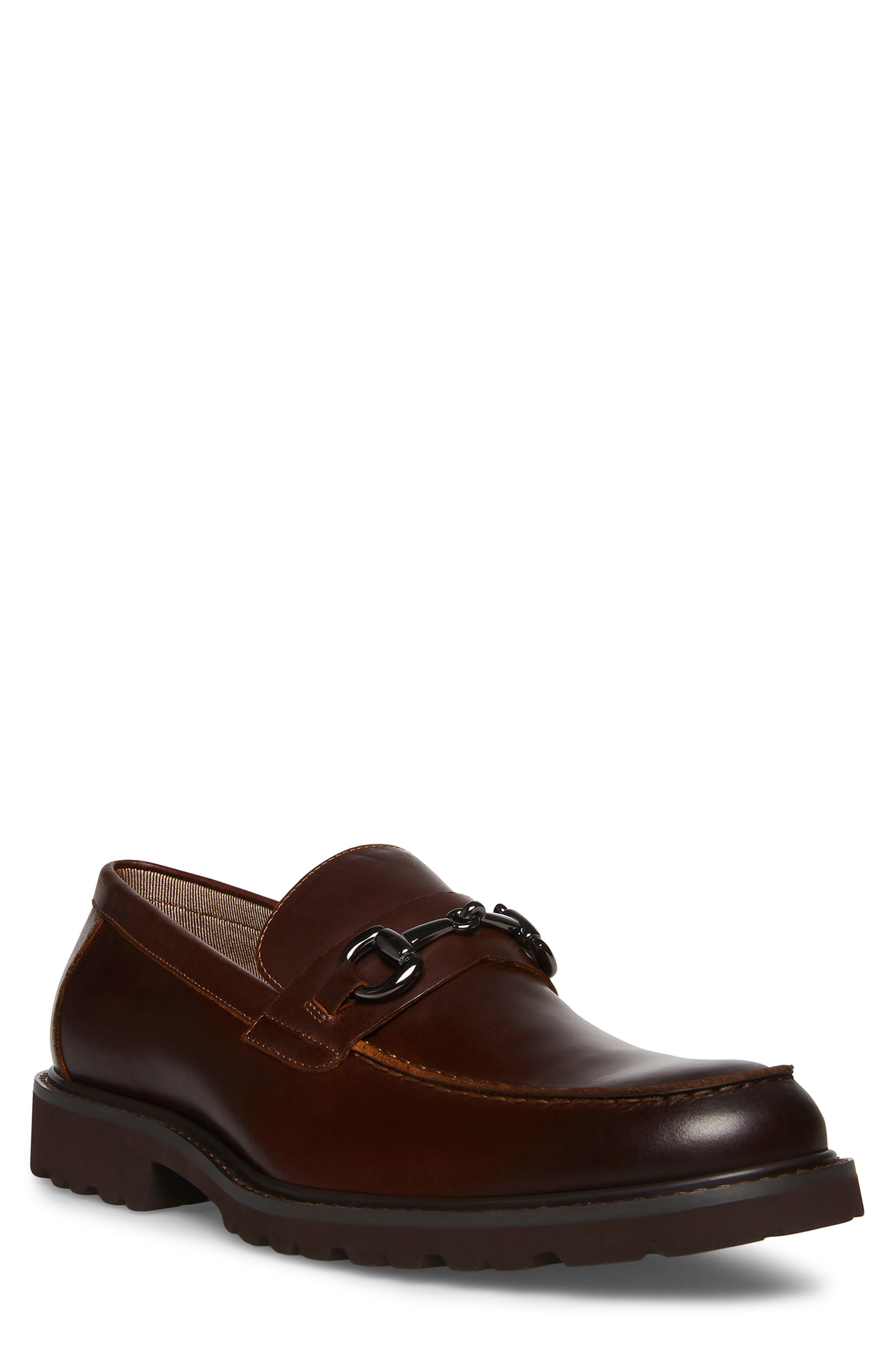 MADDEN Kramdin Bit Loafer, Main, color, BROWN LEATHER